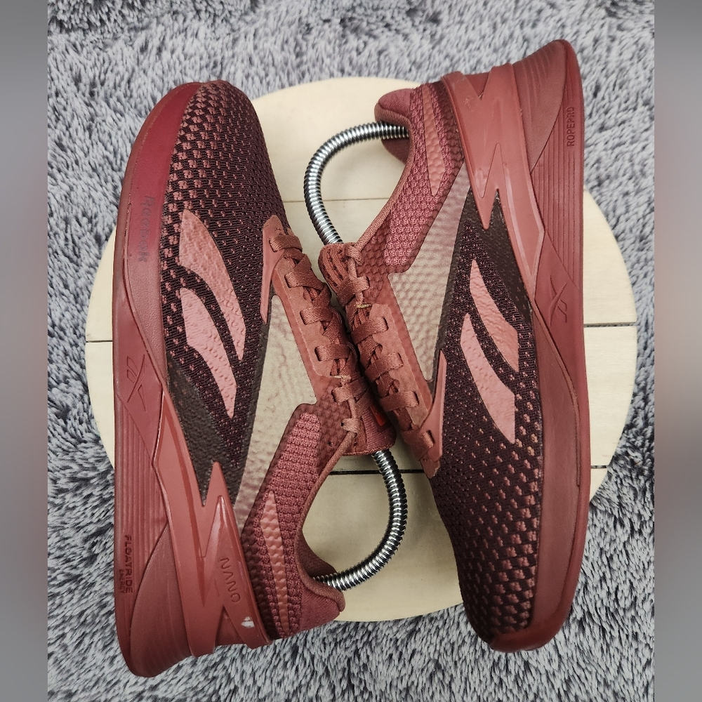 Reebok Nano X3 Cross Training Athletic Sneakers Pink Weightlifting Women's 7.5 - Picture 5 of 9